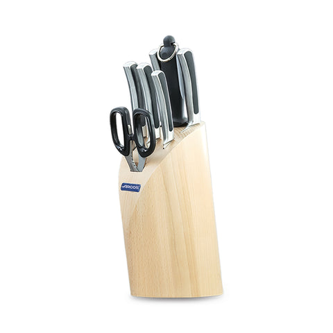 Saeta Knife Set - 5 Knives, 1 Scissors, 1 Sharpener